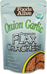 Golden Flax Crackers Onion Garlic