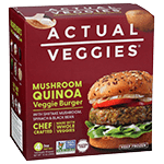 Mushroom Quinoa Vieggie Burger