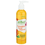 alba botanica facial cleanser pineapple enzyme  pump bottle 8 fl oz