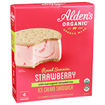 Round Sammies Strawberry Ice Cream Sandwich