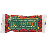Cheddar Cheese, Bean & Rice Burrito