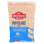 arrowhead mills puffed rice cereal bag 6 oz