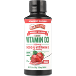 Liquid Vitamin D3 5000 IU Vitamin D3 Milkshake Strawberry