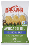 Kettle Cooked Potato Chips Canyon Cut Avocado Oil Classic Sea Salt