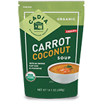 Organic Creamy Carrot Coconut Soup