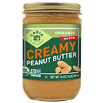 cadia creamy peanut butter no-stir organic 16 oz