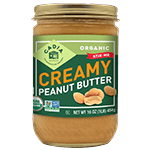 cadia creamy peanut butter organic 16 oz