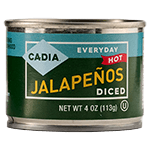 Diced Hot Jalapeno Peppers