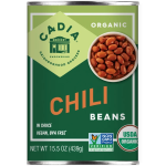 cadia organic chili vegetarian beans 15.5 oz