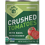 cadia organic crushed tomatoes with basil  28 oz
