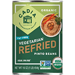 cadia organic fat free refried vegetarian beans 15 oz