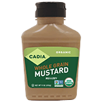 cadia organic gluten free whole grain mustard bottle 8 oz