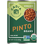 cadia organic pinto beans 15 oz