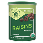 cadia organic raisins 15 oz