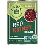 cadia organic red kidney beans 15 oz