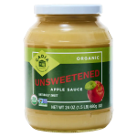 cadia organic unsweetened apple suace 24 oz