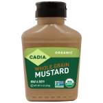 cadia organic gluten free whole grain mustard bottle 8 oz