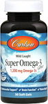 carlson super omega-3 50 softgels 50 softgels