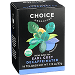 Organic Earl Grey Decaffeinated Black Tea