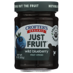 crofters just fruit spread organic wild blueberry 10 oz