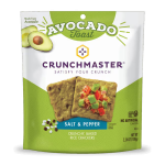 Crackers Avocado Toast Salt & Pepper