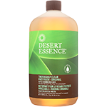 Desert Essence Clean Face Wash with Tea Tree and Awapuhi Bottle 32 oz