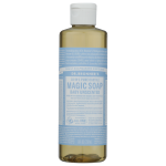 dr bronners hemp baby unscented pure castile soap 8 oz