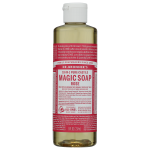 dr. bronners hemp rose pure castile soap 8 oz