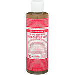 dr. bronners hemp rose pure castile soap 8 oz