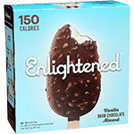 Light Ice Cream Bar Vanilla Chocolate Almond