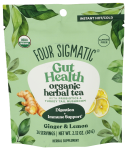 Gut Health Organic Herbal Tea Ginger & Lemon