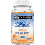 Dr. Formulated Magnesium with Pre & Probitoics Gummies Peach
