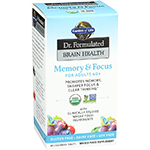 Garden of LIfe Dr. Formulated Brain Health Memory & Focus 40 + 60 Vcaps
