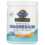garden of life dr. formulated whole food magnesium orange 14.8 oz