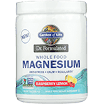 garden of life dr. formulated whole food magnesium raspberry lemon 7 oz