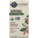 garden of life mykind organics adrenal daily balance 120 ct