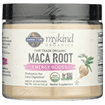 garden of life mykind organics maca root energy boost 45 serv