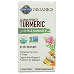 garden of life mykind organics max strength turmeric joints and mobility 30 vegan tablets