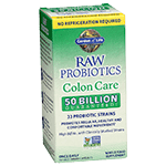 garden of life raw probiotics colon care shelf stable 30 vegetarian capsules