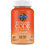 Vitamin Code D3 and K2 Gummies Raspberry Lemon