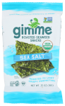 gimme sea salt premium roasted seaweed bag .35 oz