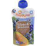 Organic Pears, Blueberries & Spinach Baby Food Pouch