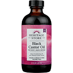 Heritage Store Black Castor OIl 8 fl oz
