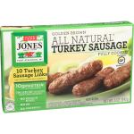 Golden Brown All Natural Turkey Sausage Links