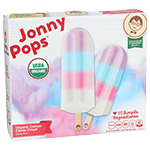 Cotton Candy Organic Popsicle