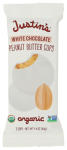justin's natural chocolate cup peanut butter white 1.40 oz
