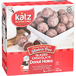 Glazed Chocolate Donut Holes Gluten Free
