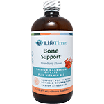 lifetime vitamins calcium magnesium citrate strawberry bottle 16 oz