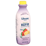 Organic Kefir Cultured Whole Milk Strawberry Banana