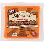 Almond Cheddar Style Lactose-free Cheese Alternative